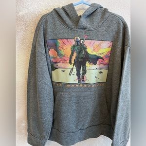 Old navy Mandalorian hoodie for boys.